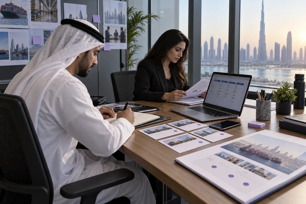 Client outreach and pitching meeting - winning business in Dubai and Sharjah