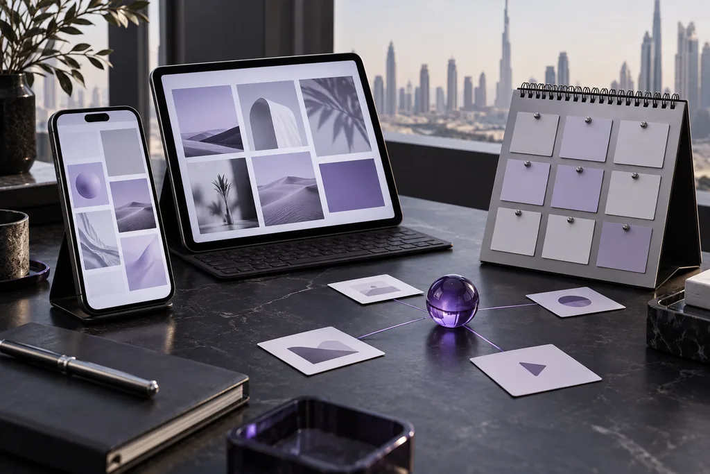 Social media setup for a UAE business - Instagram, Facebook and WhatsApp Business profiles
