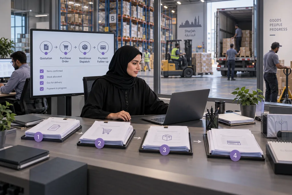 Business systems setup for a Sharjah company - Notion, CRM and trackers