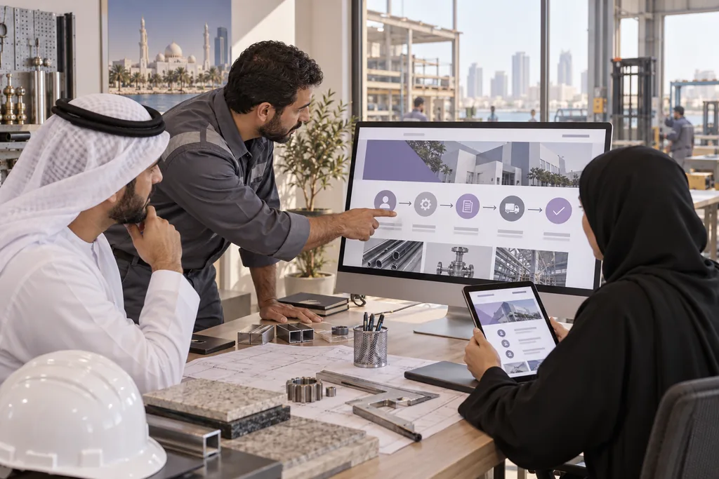 Website design for a Sharjah company - WordPress build with local SEO