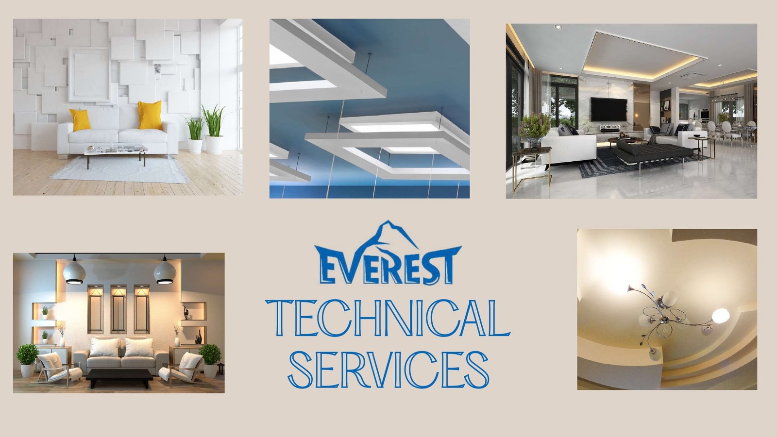 Everest Technical Services company profile cover designed by NEXPHARE